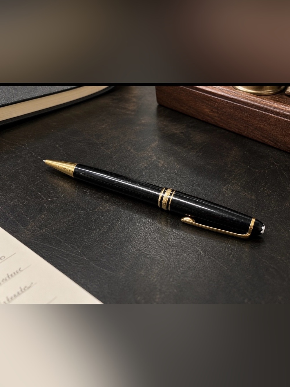 Montblanc 164 Gold Coated Classique Ballpoint Pen